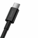 Зарядний кабель Baseus Superior Series Type-C 66W 1m Black (CATYS-01) - изображение 3