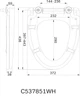 Сиденье для унитаза AM.PM Bliss L (C537851WH) - изображение 2