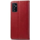 Кожаный чехол-книжка GETMAN Gallant (PU) для Samsung Galaxy A24 4G Красный - изображение 5