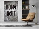 Картина на холсте don`t quit do it выхода нет сделай это 20х30 см - изображение 2
