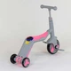 Самокат 3в1 JT 90601 Best Scooter, самокат-велобег-велосипед, свет, 8 мелодий, колёса PU, переднее колесо d=20см, задние d=11см - изображение 4