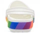 Жіночі сабо, крокси Crocband Rainbow Block Clog White M8-W10 (40-41) білі - зображення 4