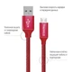 Дата кабель USB 2.0 AM to Micro 5P 2.0m red ColorWay (CW-CBUM009-RD) - зображення 2