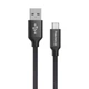 Дата кабель USB 2.0 AM to Type-C 2.0m black ColorWay (CW-CBUC008-BK) - изображение 1