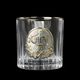 Набір для віскі "Козаки люкс" Boss Crystal, 6 келихів, платина, срібло, золото, кришталь, шкіряний кейс - зображення 7