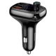 FM-трансмиттер Baseus T Typed S-13 Bluetooth MP3 Charger Black (CCTM-B01) [60615] - изображение 1