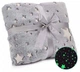 Плед-покрывало Magic Blanket светящееся в темноте Серый 165/120 см (165MBPLDC15) TIN66 - изображение 1