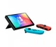 Портативная игровая приставка Nintendo Switch OLED with Neon Blue and Neon Red Joy-Con - изображение 3