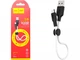 Кабель Hoco X21 Plus USB to MicroUSB 0.25m чорно-білий - зображення 2