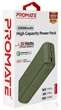 УМБ Promate Titan-30C 30000 mAh, 18W USB-C PD, 18W USB-A QC3.0, 12W USB-А Midnight Green (titan-30.midnightgreen) - изображение 9