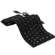 Клавіатура провідна KEYBOARD X3 Чорна ігрова водонепроникна силіконова з російською розкладкою для ПК та ноутбука - зображення 2