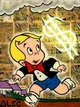 Картина ArtPoster Богатенький Ричи бежит от дождя (Richie Rich run away from rain) - Алек Монополи (Alec Monopoly) 50x67 см Модуль №1 (000334) - изображение 2