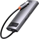 USB Hub Baseus CAHUB-CW0G Metal Gleam Series 6-in-1 Multifunctional Type-C Gray (CAHUB-CW0G) - obraz 5