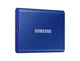 Накопичувач зовнішній SSD 2TB Samsung T7 Indigo Blue (MU-PC2T0H/WW) - зображення 2