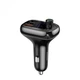 FM модулятор АЗУ Baseus S-13 Bluetooth FM Launcher 2,4 A 2USB + Type-C black (CCTM-B01) - изображение 3