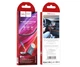 Аудио-адаптер Bluetooth aux гарнитура в машину адаптер HOCO DUP02 In-car BT audio receiver spring cable Black - изображение 6