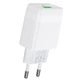 Сетевое зарядное устройство Hoco C72Q USB QC белое - изображение 3