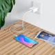 Сетевое зарядное устройство Hoco C81A USB 2.1A Micro белое - изображение 2