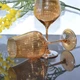 Набор бокалов для вина Bohemia Tulipa optic 350 мл 6 шт амбер - изображение 2