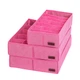 Набор органайзеров для нижнего белья 3 шт ORGANIZE черная Pink003 розовые SKL34-222105 - изображение 1