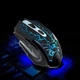 Проводная игровая клавиатура и оптическая мышь комплект KeyBoard V100 Черная геймерская для компьютера с LED подсветкой интерфейс USB (47494) - изображение 8