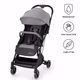 Прогулочная коляска Kinderkraft INDY Grey 5-точечные ремни безопасности с 2-мя высотами крепления! Легкая алюминиевая конструкция - всего 6 кг! Есть дождевик и чехол для ног! - зображення 1