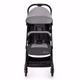 Прогулочная коляска Kinderkraft INDY Grey 5-точечные ремни безопасности с 2-мя высотами крепления! Легкая алюминиевая конструкция - всего 6 кг! Есть дождевик и чехол для ног! - зображення 6