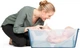 Набор Stokke Flexi Bath Складная ванночка и адаптер Белая (531501) - изображение 6