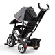 Велосипед дитячий Триколісний Best Trike 6588 з фарою, Сірий - зображення 3