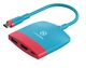 Адаптер перехідник HAGIBIS USB Hub Type-C 3.1 - HDMI для Nintendo Switch / OLED / Red-Blue - зображення 2