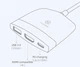 Адаптер перехідник HAGIBIS USB Hub Type-C 3.1 - HDMI для Nintendo Switch / OLED / Red-Blue - зображення 8