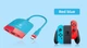 Адаптер перехідник HAGIBIS USB Hub Type-C 3.1 - HDMI для Nintendo Switch / OLED / Red-Blue - зображення 9