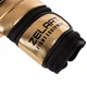 Перчатки для бокса и единоборств на липучке Zelart Heroe 3083 Black-Gold 14 унций - изображение 3