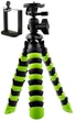 Гибкий штатив для смартфона + держатель, GoPro, камеры Alitek Flexible H19 Black/Green (620780) - изображение 1