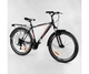 Спортивный велосипед CORSO Phantom 26" 23397 рама металлическая, SunRun 21 скорость, крылья, багажник, Черно-красный - изображение 2