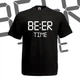 Футболка GBI "Beer Time" прямая классика, черный, хлопок, L, ФЧ-0086 - изображение 1