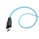Кабель Hoco X21 Plus USB to MicroUSB 1m черно-голубой - изображение 3