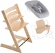 Набор Stokke Tripp Trapp Newborn Стульчик, спинка с ограничителем Baby&nbsp;Set и кресло для новорожденных Natural (k.100101.00) - изображение 1