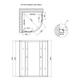 Душевая кабина Lidz Latwa SC90x90.SAT.HIGH.FR, стекло Frost 4 мм без поддона - изображение 2