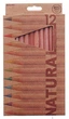 Карандаши цветные Marco Natural Jumbo толстые 12 цветов с точилкой 6400-12CB - изображение 1