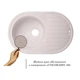 Кухонна мийка Lidz 780x500/200 COL-06 (LIDZCOL06780500200) - изображение 3