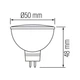 Лампа светодиодная Horoz Electric FONIX-4 4W GU5.3 6400К 001-001-0004-011 - изображение 2