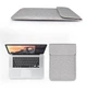 Чехол конверт для ноутбука из Эко-кожи DDC для Macbook Air Pro 13"-14" Серый (DDC-PU02) - изображение 2