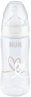 Бутылочка NUK First Choice Plus Сердца 300 мл Бежевая (4008600418177) - изображение 1