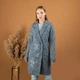 Женская демисезонная куртка большого размера UF-fashion 549 - ПК 54 голубой - изображение 1