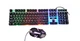 Комплект проводной клавиатуры и мышки с RGB подсветкой - UKC Keyboard M-416/K01/5559 USB . - изображение 1