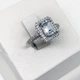 Кольцо серебряное с кубическим цирконием 17,5 3,1 г - изображение 1