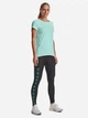 Спортивная футболка для бега женская Under Armour HG Armour SS 1328964-936 XS Бирюзовая (195252387846) - изображение 3
