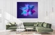 Картина на полотні Анотація Explosion Of Blue And Purple Dust 110х150 см. - зображення 3