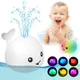 Кит Qinye Toys спрей светящийся с фонтаном для ванной, игрушка для купания детей в ванной - изображение 5